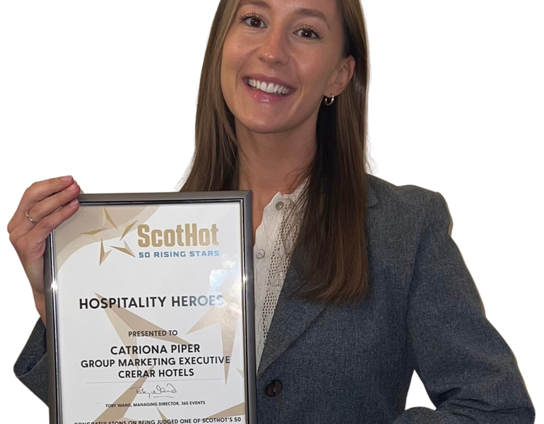 Crerar Hotels’ Catriona is ScotHot on the Heels of Success after Hospitality Hero Award ?? ''