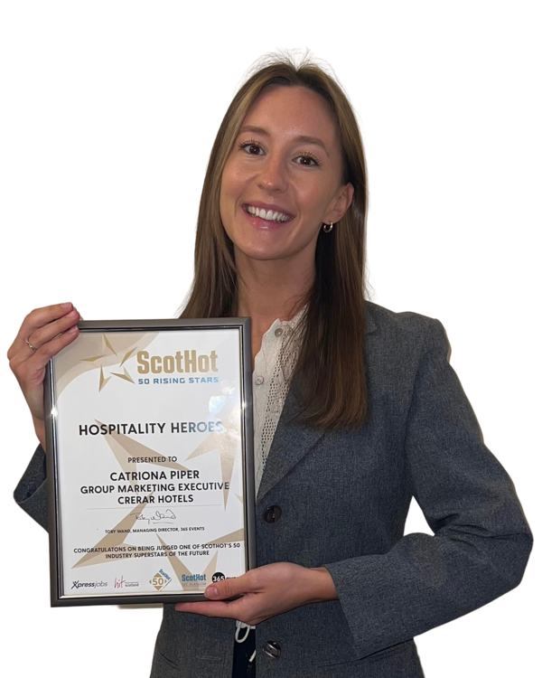Crerar Hotels’ Catriona is ScotHot on the Heels of Success after Hospitality Hero Award ?? ''