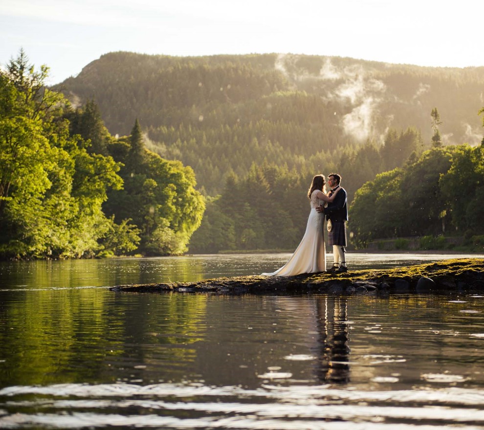 Dunkeld House Hotel Wedding Location Backdrop 2