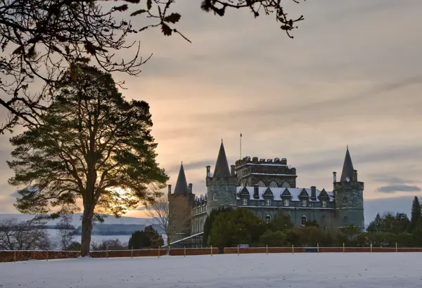 Inveraray Castle Snow